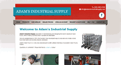 Desktop Screenshot of adamsindustrialsupply.com