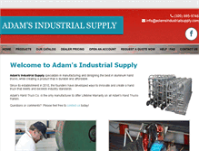 Tablet Screenshot of adamsindustrialsupply.com